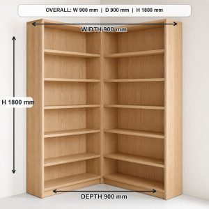 10 Corner Bookshelf Plans for Practical Room Storage
