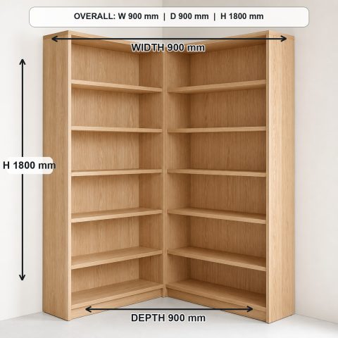 10 Corner Bookshelf Plans for Practical Room Storage