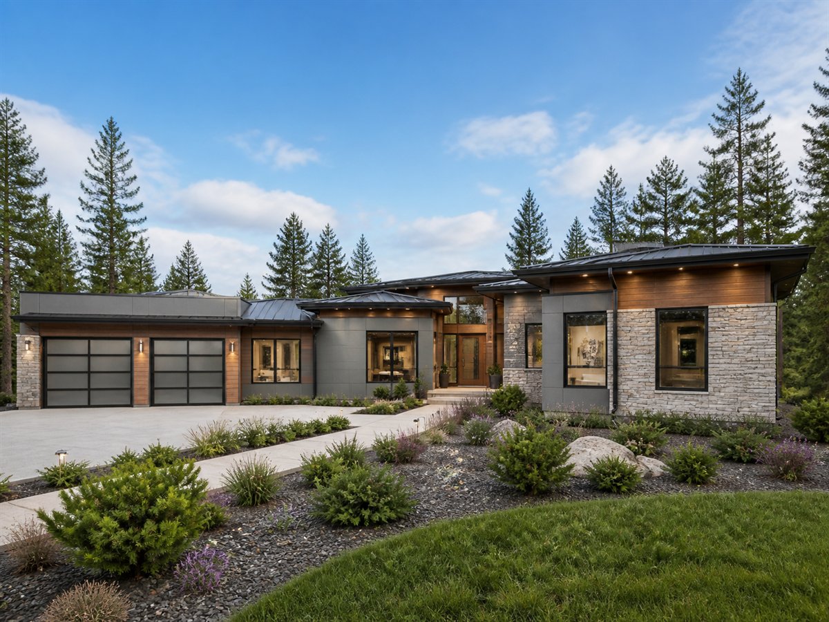 Horizon Ranch Wellness Suite 2824, conceptual 2824-square-foot contemporary luxury ranch with a $505,900 construction target