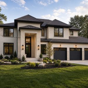 $515,900 Executive Home Office transitional two-story custom home: 2,872-Sq.-Ft. Custom Home Concept