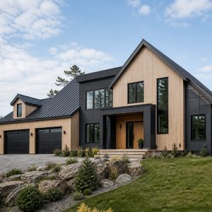 $535,900 View-Lot Retreat Scandinavian-inspired luxury home: 2,968-Sq.-Ft. Custom Home Concept