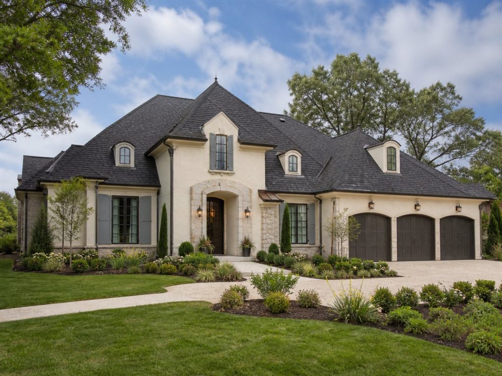 $550,900 Multigenerational Wing French-country custom home: 3,040-Sq.-Ft. Custom Home Concept