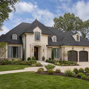 $550,900 Multigenerational Wing French-country custom home: 3,040-Sq.-Ft. Custom Home Concept