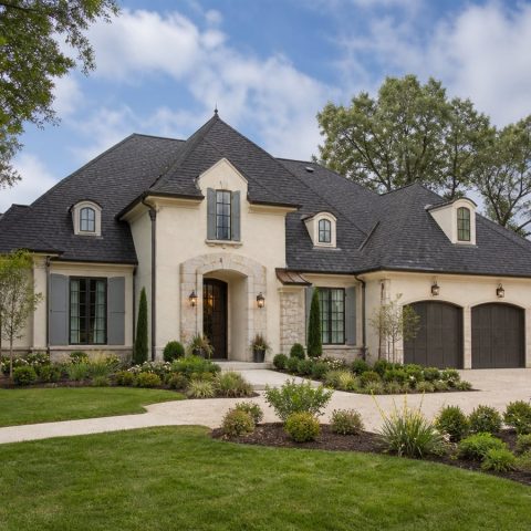 $550,900 Multigenerational Wing French-country custom home: 3,040-Sq.-Ft. Custom Home Concept