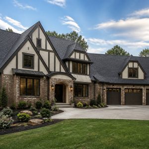 $555,900 Wellness Suite Tudor-revival custom home: 3,053-Sq.-Ft. Custom Home Concept