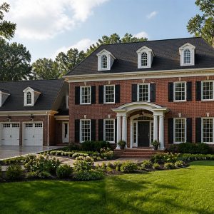 $560,900 Entertaining Kitchen Georgian Colonial custom home: 3,077-Sq.-Ft. Custom Home Concept