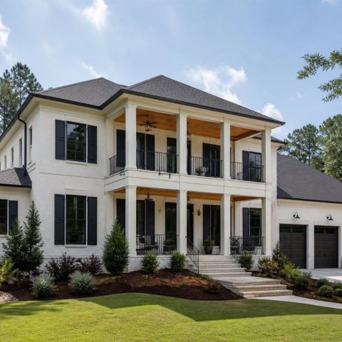 $565,900 Executive Home Office Southern-inspired custom home: 3,101-Sq.-Ft. Custom Home Concept