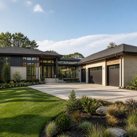 $575,900 Collector Garage modern barn custom home: 3,149-Sq.-Ft. Custom Home Concept