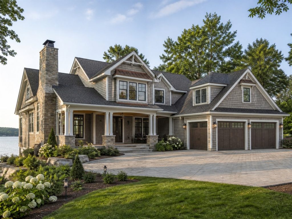 $580,900 Aging-in-Place Suite lake-house-inspired custom home: 3,173-Sq.-Ft. Custom Home Concept