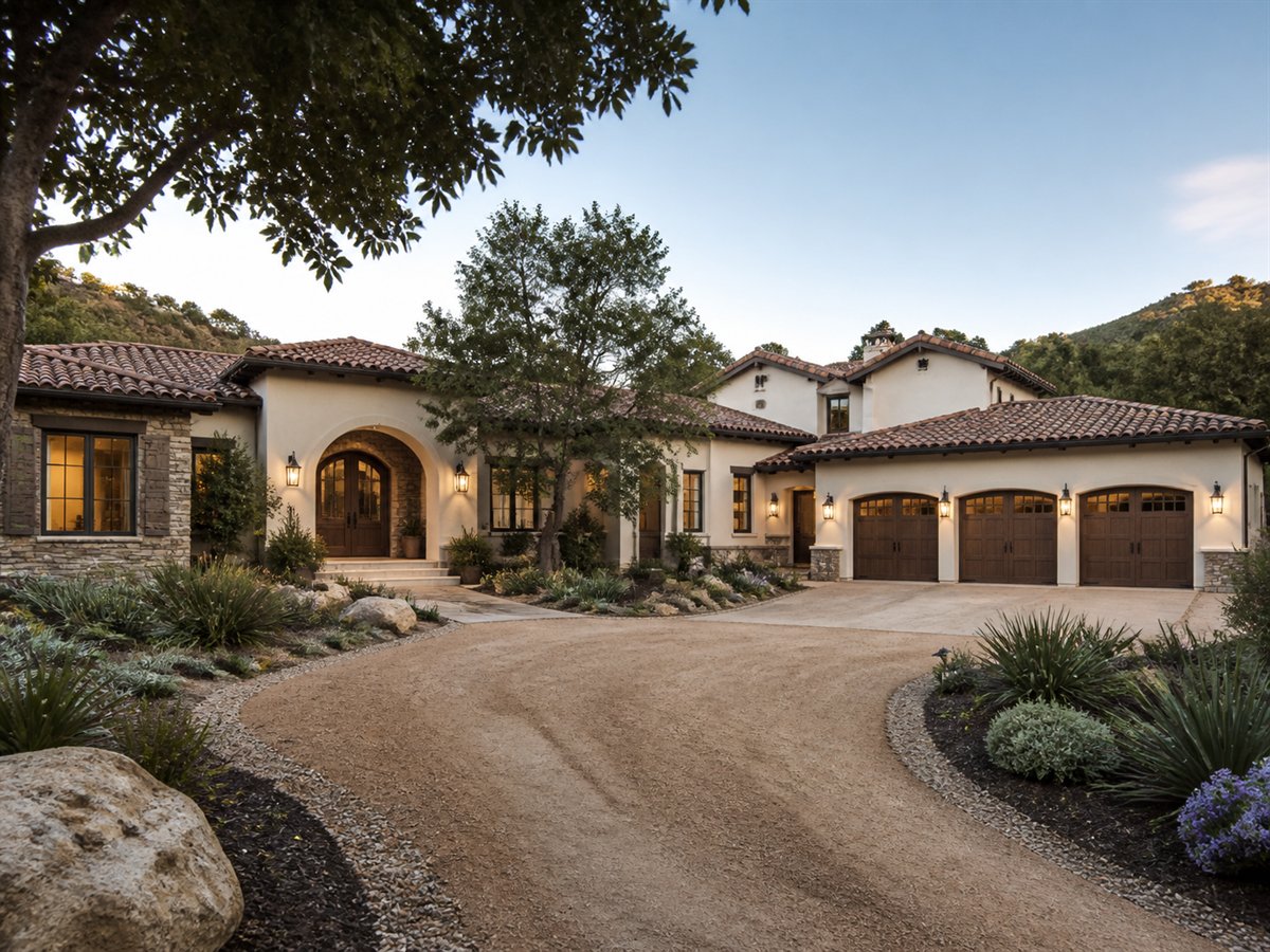 Casa Encanto Wellness Suite 3293, conceptual 3293-square-foot courtyard hacienda custom home with a $605,900 construction target