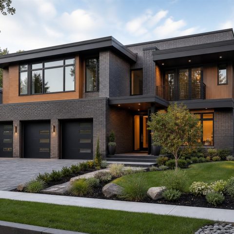 $620,900 Indoor-Outdoor Pavilion urban narrow-lot luxury home: 3,354-Sq.-Ft. Custom Home Concept