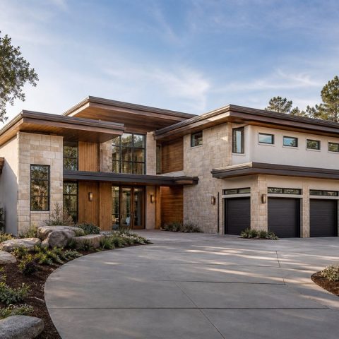 $625,900 Collector Garage California contemporary custom home: 3,378-Sq.-Ft. Custom Home Concept