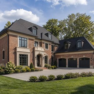 $675,900 Collector Garage brick manor revival custom home: 3,607-Sq.-Ft. Custom Home Concept