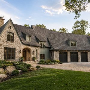 $725,900 Collector Garage stone-cottage luxury estate: 3,836-Sq.-Ft. Custom Home Concept