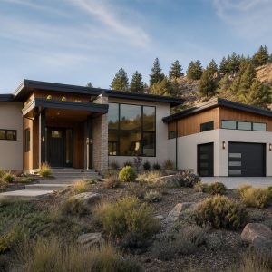 $745,900 High-Performance Envelope passive-solar modern luxury home: 3,932-Sq.-Ft. Custom Home Concept