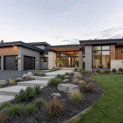 $755,900 Wellness Suite contemporary luxury ranch: 3,980-Sq.-Ft. Custom Home Concept