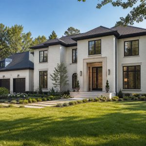 $765,900 Executive Home Office transitional two-story custom home: 4,028-Sq.-Ft. Custom Home Concept