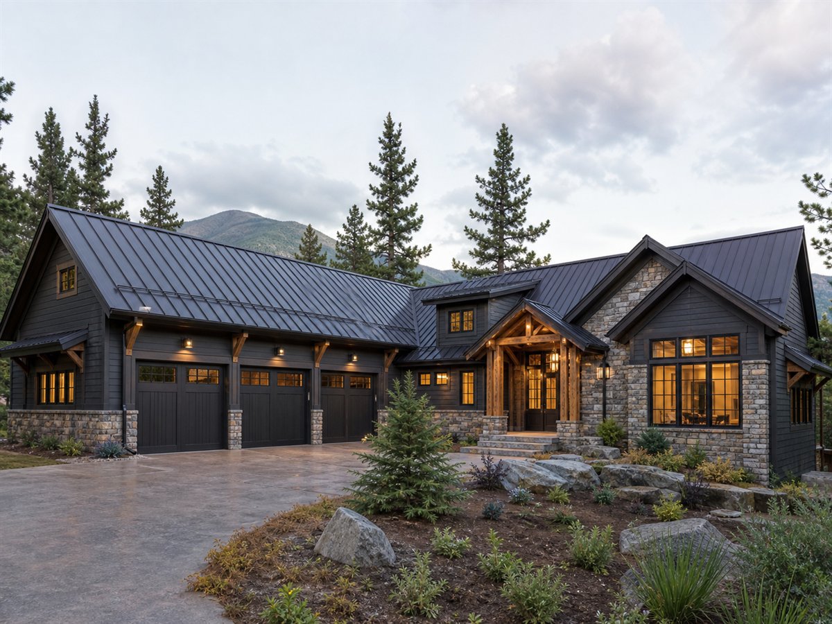 Summit Glass House Aging-in-Place Suite 4089, conceptual 4089-square-foot mountain-modern custom home with a $780,900 construction target