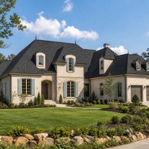 $800,900 Multigenerational Wing French-country custom home: 4,185-Sq.-Ft. Custom Home Concept