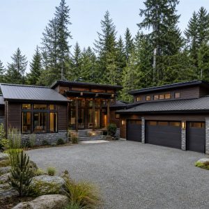 $820,900 Indoor-Outdoor Pavilion Pacific Northwest custom home: 4,281-Sq.-Ft. Custom Home Concept
