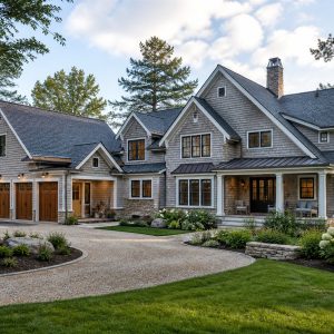 $830,900 Aging-in-Place Suite lake-house-inspired custom home: 4,318-Sq.-Ft. Custom Home Concept