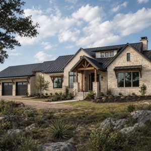 $835,900 View-Lot Retreat Texas Hill Country custom home: 4,342-Sq.-Ft. Custom Home Concept