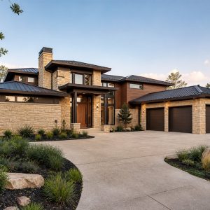 $845,900 High-Performance Envelope organic contemporary custom home: 4,390-Sq.-Ft. Custom Home Concept