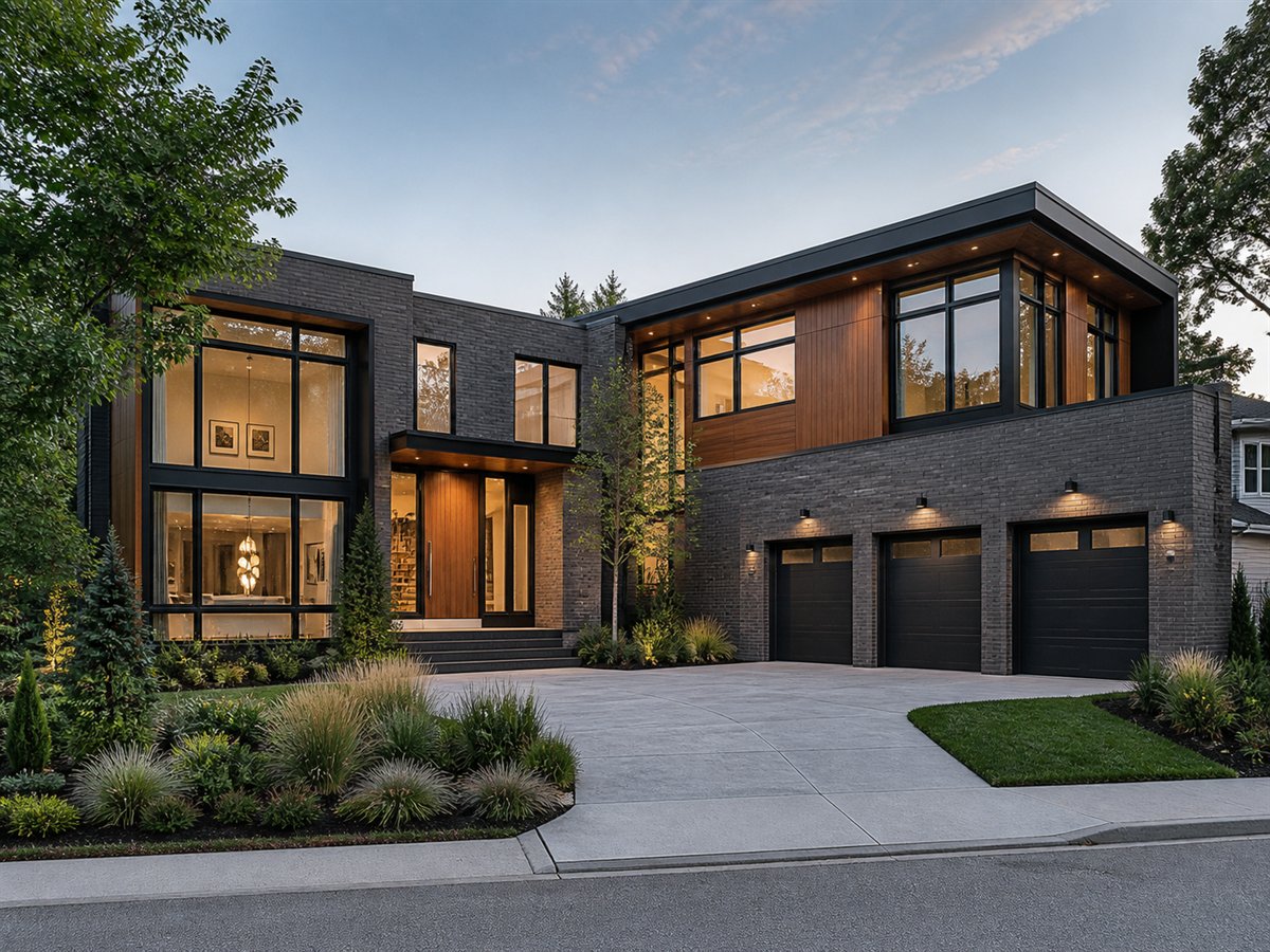 Cityline Custom Indoor-Outdoor Pavilion 4510, conceptual 4510-square-foot urban narrow-lot luxury home with a $870,900 construction target