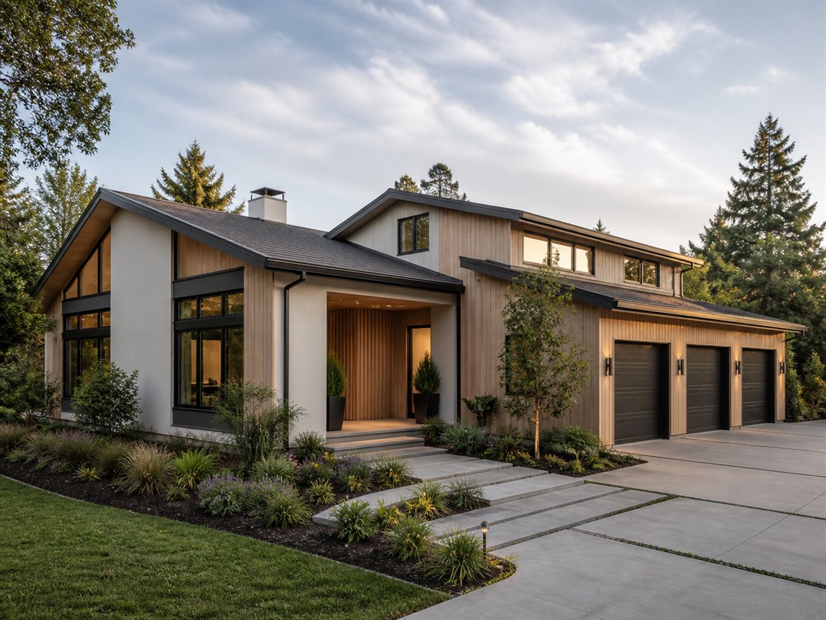 Kiso House Wellness Suite 4667, conceptual 4667-square-foot Japandi-inspired luxury home with a $905,900 construction target