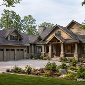 $950,900 Multigenerational Wing luxury bungalow estate: 4,872-Sq.-Ft. Custom Home Concept