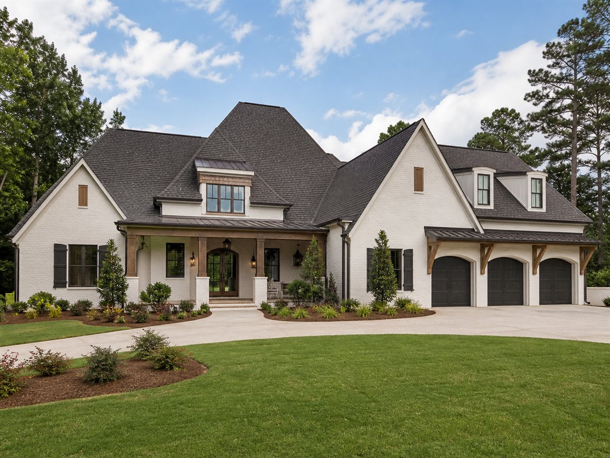 Bayou Oaks House Entertaining Kitchen 4920, conceptual 4920-square-foot Acadian-inspired custom home with a $960,900 construction target