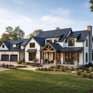 $985,900 View-Lot Retreat equestrian-inspired modern farmhouse: 5,040-Sq.-Ft. Custom Home Concept