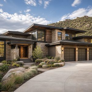 $990,900 Private Guest Suite canyon contemporary custom home: 5,064-Sq.-Ft. Custom Home Concept