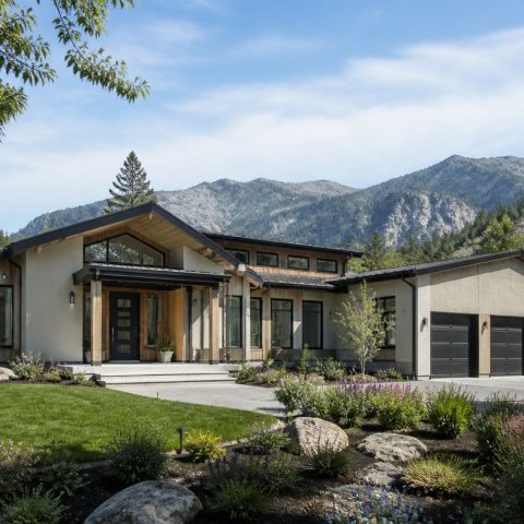 $995,900 High-Performance Envelope passive-solar modern luxury home: 5,077-Sq.-Ft. Custom Home Concept