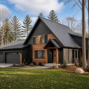 $257,800 Growing-Family restrained A-frame-inspired family home: 1,856-Sq.-Ft. Three-Bedroom Concept