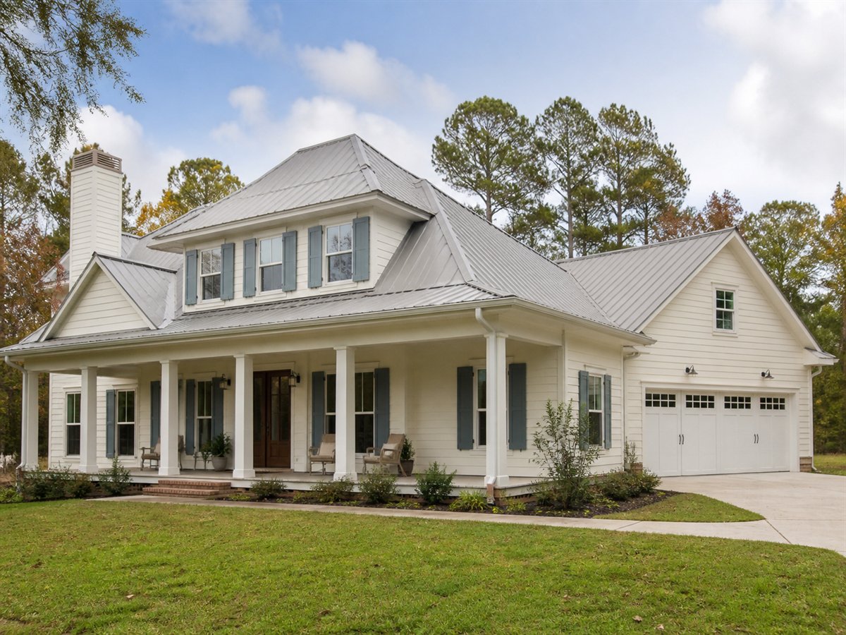 Magnolia Porch House Hobby-and-Workshop 1909, a conceptual 1909-square-foot Southern porch family home with a $270,300 construction target
