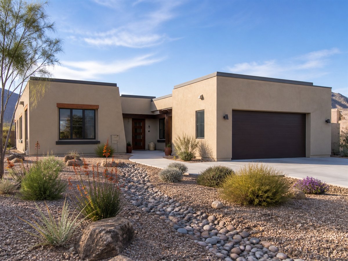 Saguaro Court House Aging-in-Place 1957, a conceptual 1957-square-foot desert courtyard family home with a $280,300 construction target