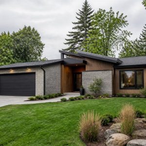 $285,300 Indoor-Outdoor Living mid-century-inspired family ranch: 1,974-Sq.-Ft. Three-Bedroom Concept
