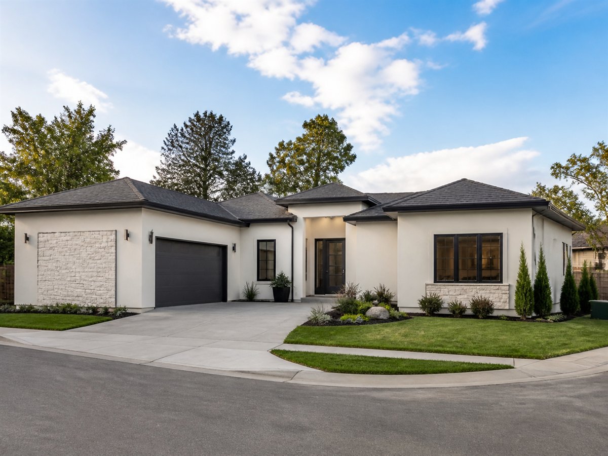 Stonegate Court Corner-Lot 2010, a conceptual 2010-square-foot contemporary courtyard family home with a $292,800 construction target