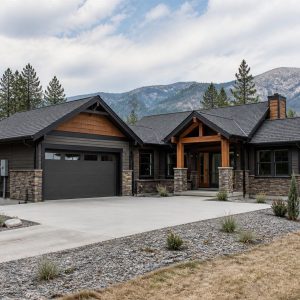 $305,300 Aging-in-Place mountain contemporary family home: 2,063-Sq.-Ft. Three-Bedroom Concept