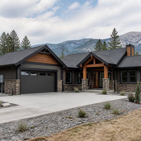 $305,300 Aging-in-Place mountain contemporary family home: 2,063-Sq.-Ft. Three-Bedroom Concept