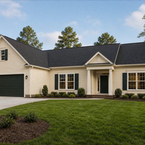 $315,300 Split-Bedroom alley-loaded traditional family home: 2,111-Sq.-Ft. Three-Bedroom Concept