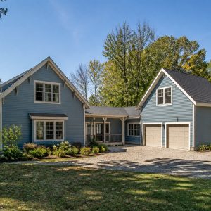 $320,300 Hobby-and-Workshop dual-cottage-inspired single-family home: 2,128-Sq.-Ft. Three-Bedroom Concept
