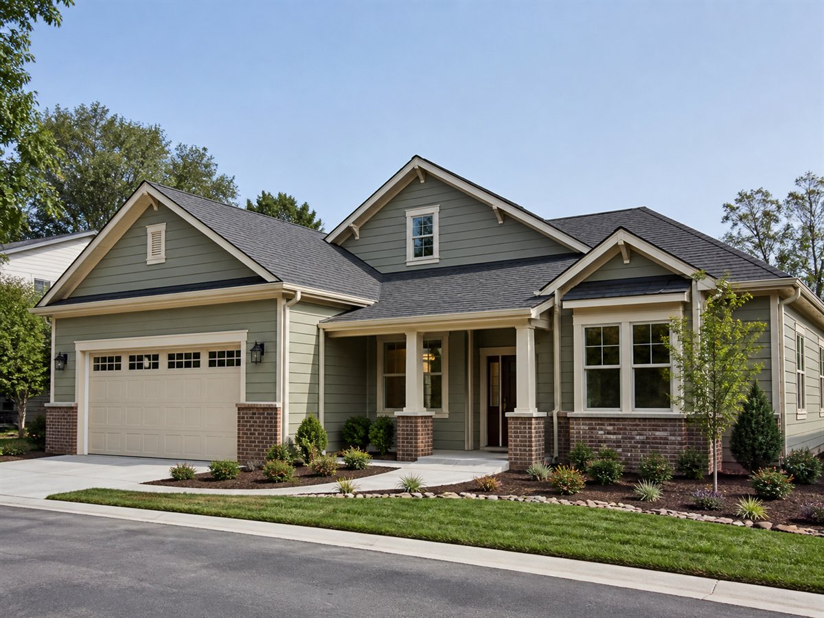 Forever Bungalow Multigenerational Suite 2152, a conceptual 2152-square-foot aging-in-place family bungalow with a $325,300 construction target