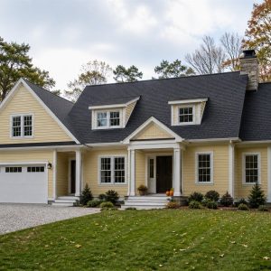 $352,800 Work-From-Home expanded Cape cottage family home: 2,277-Sq.-Ft. Four-Bedroom Concept