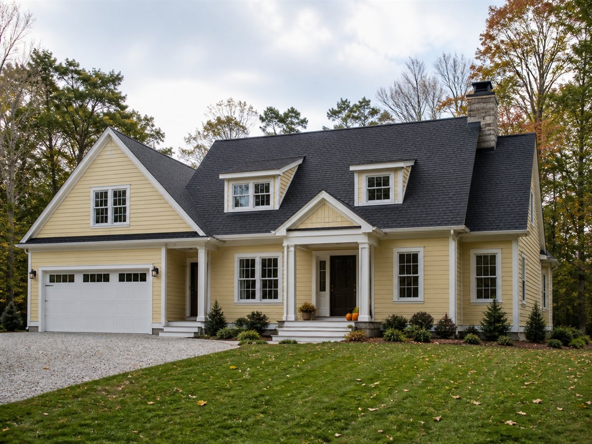 Hearth Cape Cottage Work-From-Home 2277, a conceptual 2277-square-foot expanded Cape cottage family home with a $352,800 construction target