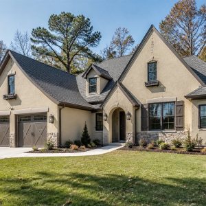 $355,300 Aging-in-Place restrained Cotswold-inspired family home: 2,282-Sq.-Ft. Four-Bedroom Concept