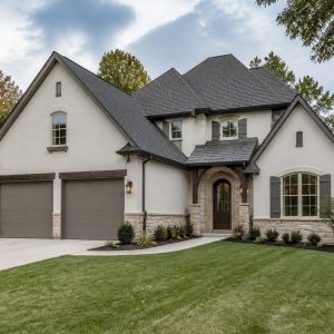 $357,800 Growing-Family restrained French-country family home: 2,294-Sq.-Ft. Four-Bedroom Concept