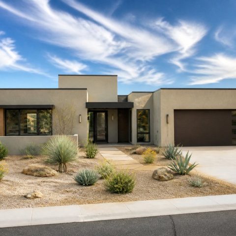 $365,300 Split-Bedroom desert-modern family ranch: 2,330-Sq.-Ft. Four-Bedroom Concept