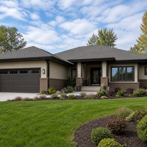 $375,300 Growing-Family Prairie-style family ranch: 2,371-Sq.-Ft. Four-Bedroom Concept